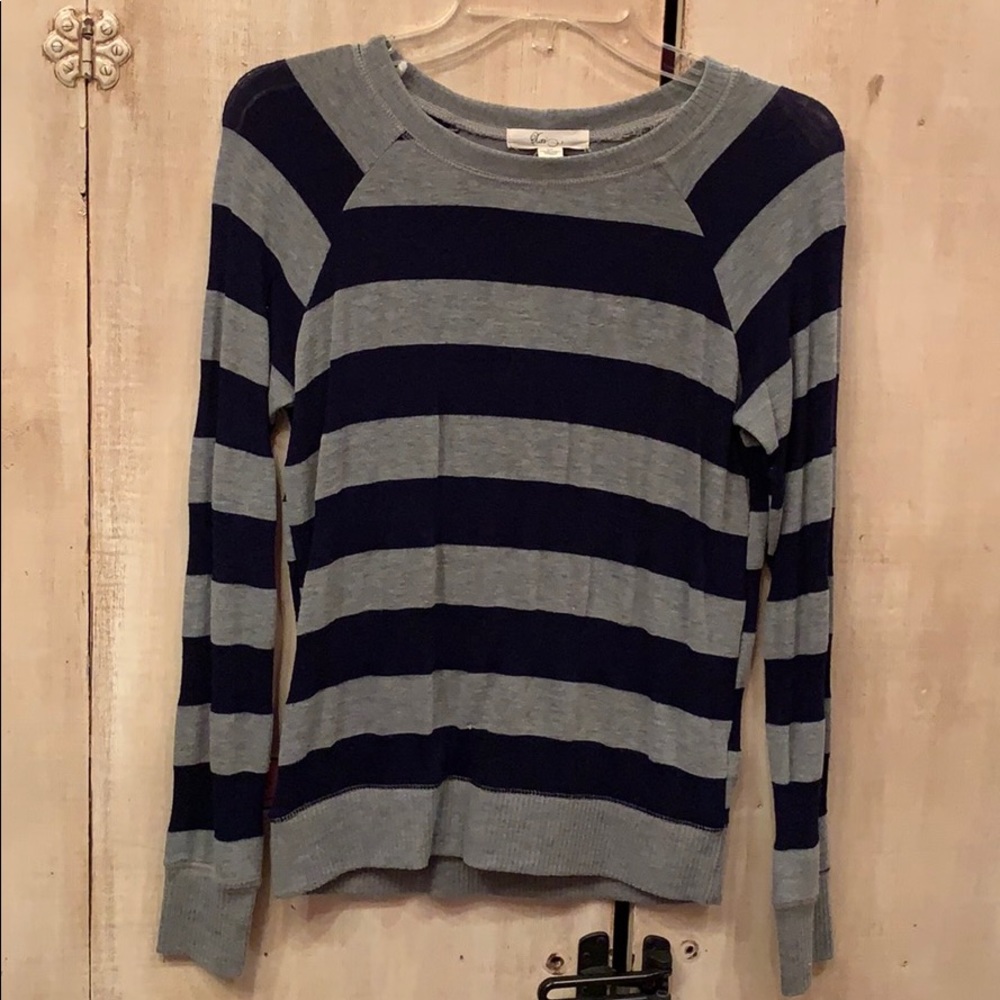 Navy and Gray Sweater